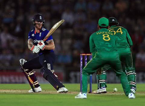 England's Ben Stokes during the match against Pakistan | AP