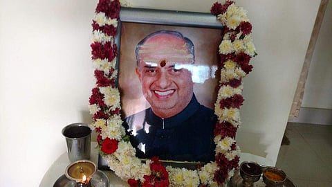 Picture of Karnataka cooperation minister H S Mahadeva Prasad. | Express Photo Service