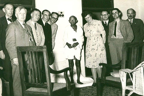 Mohandas Karamchand Gandhi was born in Gujarat's Porbandar on October 2, 1869, and was the preeminent leader of the Indian independence movement in British-ruled India. | Express Archives