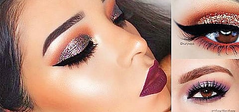 Light it up with gold and glitter