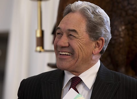 New Zealand First leader Winston Peters (AP)