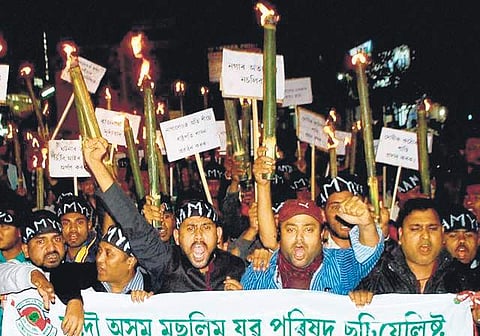 A protest in Nagaland