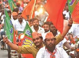 BJP workers taking out a bike rally as part of the promotion of the Jana Raksha Yatra which will conclude in Thiruvananthapuram on Tuesday | manu r mavelil