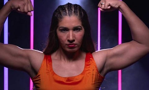 Kavita, who hails from Haryana, has undergone training to be a professional wrestler under the guidance of former WWE champion 'The Great Khali'. | Picture Courtesy: @imkavitadevi
