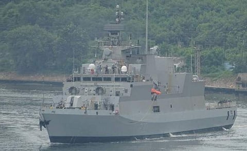 INS Kiltan (Photo: Twitter via @indiannavy )