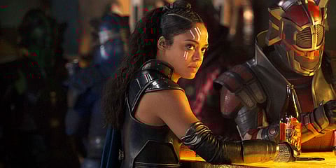 Actress Tessa Thompson as Valkyrie. (Photo | Marvel Studios)