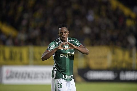 Palmeiras defender Yerry Mina | AFP
