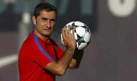 Barcelona gaffer Ernesto Valverde | AP