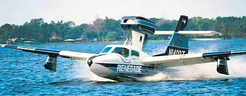 Regional UDAN flight path to land on water with amphibian planes