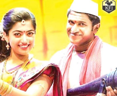 Rashmika Mandanna,Puneeth Rajkumar