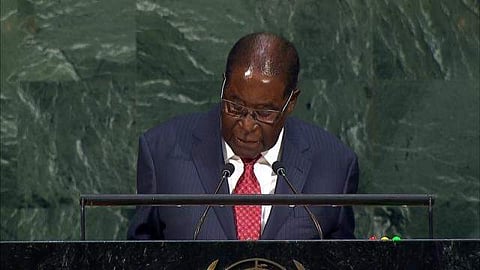 Zimbabwean President Robert Mugabe.