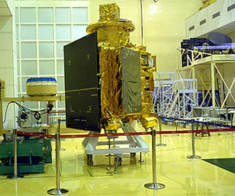 India's first (unmanned) craft to the moon, Chandrayaan-I. (File photo)