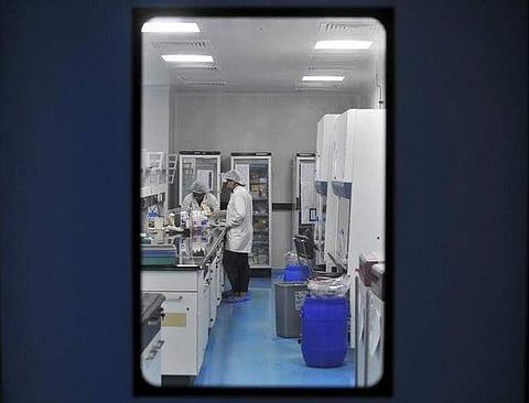 Biocon second-quarter profit more than halves BIOCON-RESULTS Employees of Biocon Ltd work inside the company's research and development centre in Bengaluru Employees of Biocon Ltd work inside the company's research and development centre in Bengaluru | Re