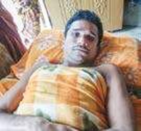 A disabled person, who had been denied pension