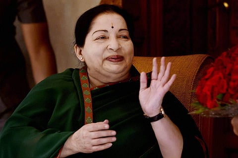 The late Tamil Nadu Chief Minister J Jayalalithaa (File Photo | PTI)