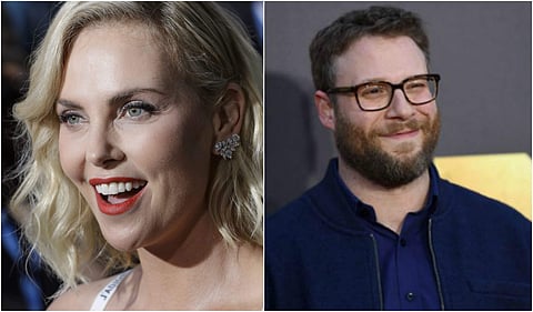 Charlize Theron and Seth Rogen
