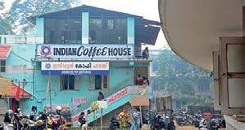 Indian Coffee House unit operating adjacent to Corporation building B P Deepu