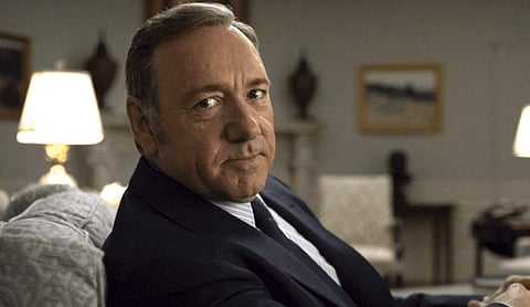 Kevin Spacey in the Netflix show, 'House of Cards'.