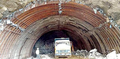 MVS Krishnamraju of Pragathi Engineering, the sub-contractor of KMC for the tunnel work