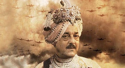 Even the released image of Sanjay as the Maharaja was photo-shopped to give a visual representation of the character. (Photo | Twitter)