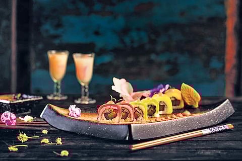 California Maki Roll platter