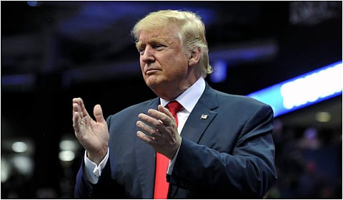 Trump had said that he would 'cancel' the Paris Climate Agreement within 100 days of taking office. (Photo | AFP)