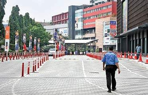 A view of Phoenix Marketcity at Velachery, where Jazz Cinemas is located. (Express Photo Service | Ashwin Prasath)