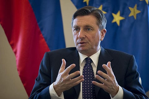 Slovenia's president Borut Pahor (Photo | AP)