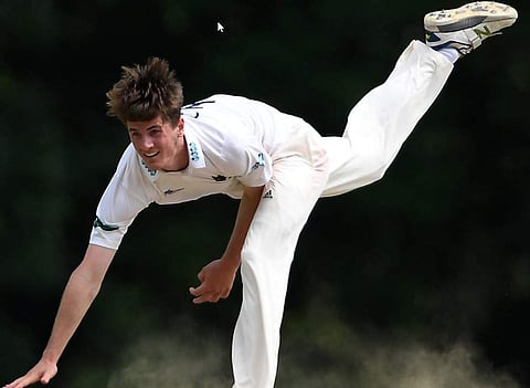 England's George Garton (Photo | Twitter/Sussex CCC)