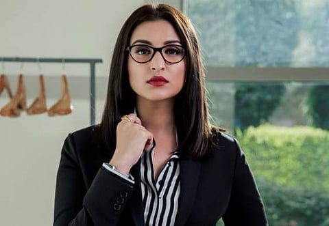Parineeti Chopra’s corporate avatar in the film Sandeep Aur Pinky Faraar. (Photo | Twitter)