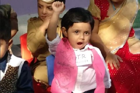 Aaira, the junior KTR (Photo| Twitter)