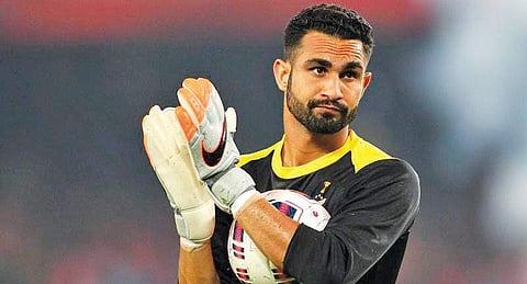 Mumbai City FC goalie Amrinder Singh (Photo | ISL)