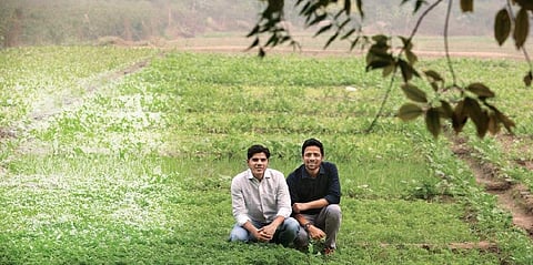 shekhar yadav/Pawan Sharma & Ayush Agarwal (right)