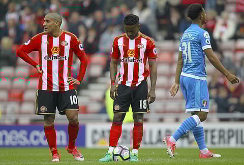 Sunderland are bottom of the table, four points from safety. | AP