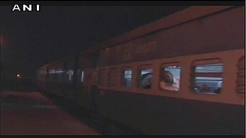 More than 10 passengers of Himalayan Queen Express injured after driver of the train applied emergency brakes in Karnal's Gharaunda. | ANI Twitter