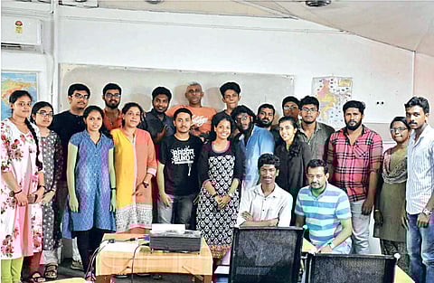 The members of iQuiz Trivandrum chapter