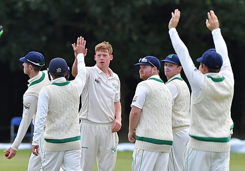 Ireland national team during a domestic Test match (Photo | Facebook/Cricket Ireland)
