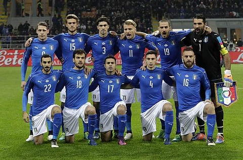 Italy football team failed to qualify for the 2018 Russian edition | AP