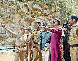 District Collector K Vasuki visiting the site of the quarry where 2 person were killed and around 7 injured at Shasthampara near Marayamuttom | Manu R Mavelil