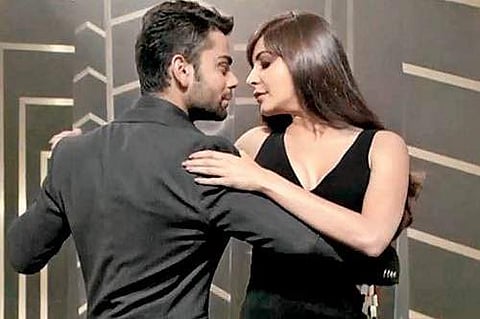 Indian skipper Virat Kohli and Bollywood actress Anushka Sharma.