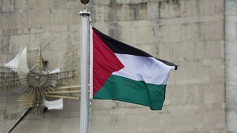 Palestine's flag.