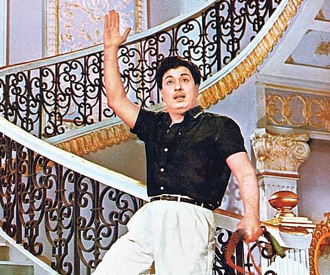 A still from the iconic Enga Veettu Pillai