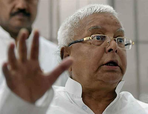 RJD chief Lalu Prasad Yadav (File | PTI)