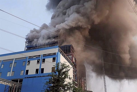 The explosion in Uttar Pradesh's NTPC plant left 34 dead. | PTI
