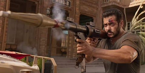 The trailer shows Tiger, an Indian intelligence agent on a mission to rescue 24 Indian nurses stranded in the war-torn Iraq.