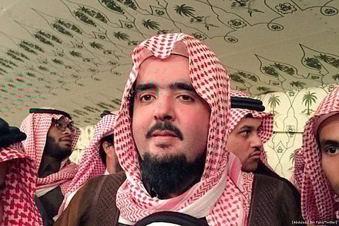 Prince Abdulaziz bin Fahd, a son of the late king Fahd. (Photo | Abdulaziz Bin Fahd/Twitter)