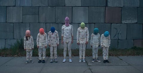 'Police State' marks a comparatively abstract approach for Pussy Riot and a deeper turn into electronic music, with the song driven by an ominous synthesized bass.