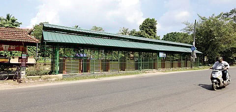 The aerobic composting unit set up as part of the waste management park at Vazhicherry in Alappuzha | ARUN ANGELA