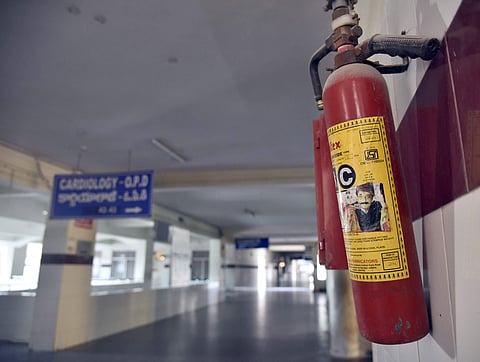 Gandhi Hospital in Hyderabad. (EPS | Vinay Madapu)