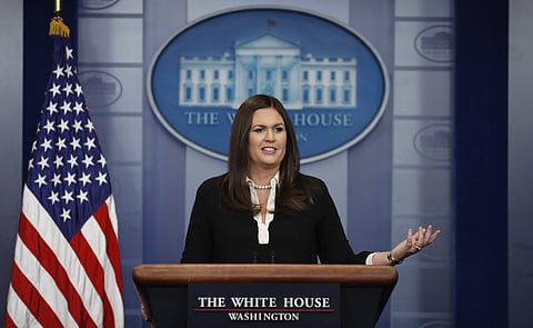 White House Press Secretary Sarah Sanders (Photo | AP)